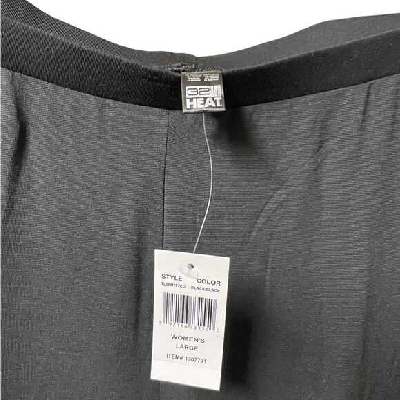 NWT 32 Degrees Heat layer black leggings - Picture 2 of 3